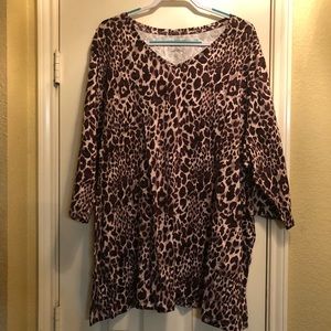 ♥️ Catherine’s Cheetah/Leopard print 3/4 sleeve
